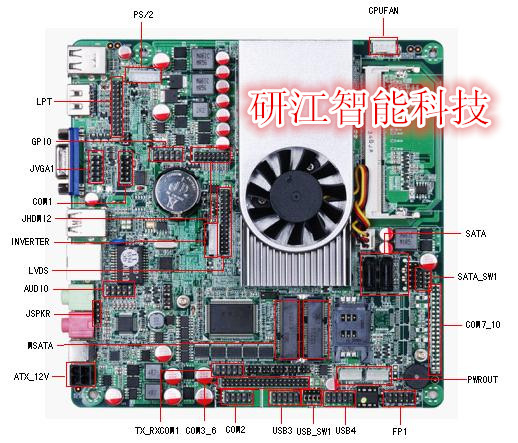 工业级MiniITX控制电脑主板批发