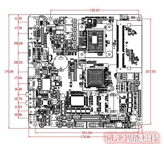 工业级MiniITX控制电脑主板批发