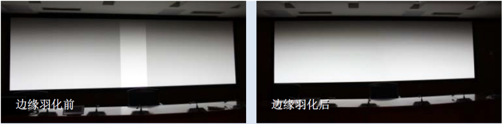 边缘羽化前后对比图